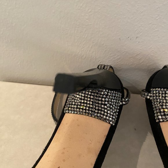 Jimmy Choo Daisy 100 Rhinestone Embellished Sandals  Size 37/7US  w/box - Picture 7 of 12